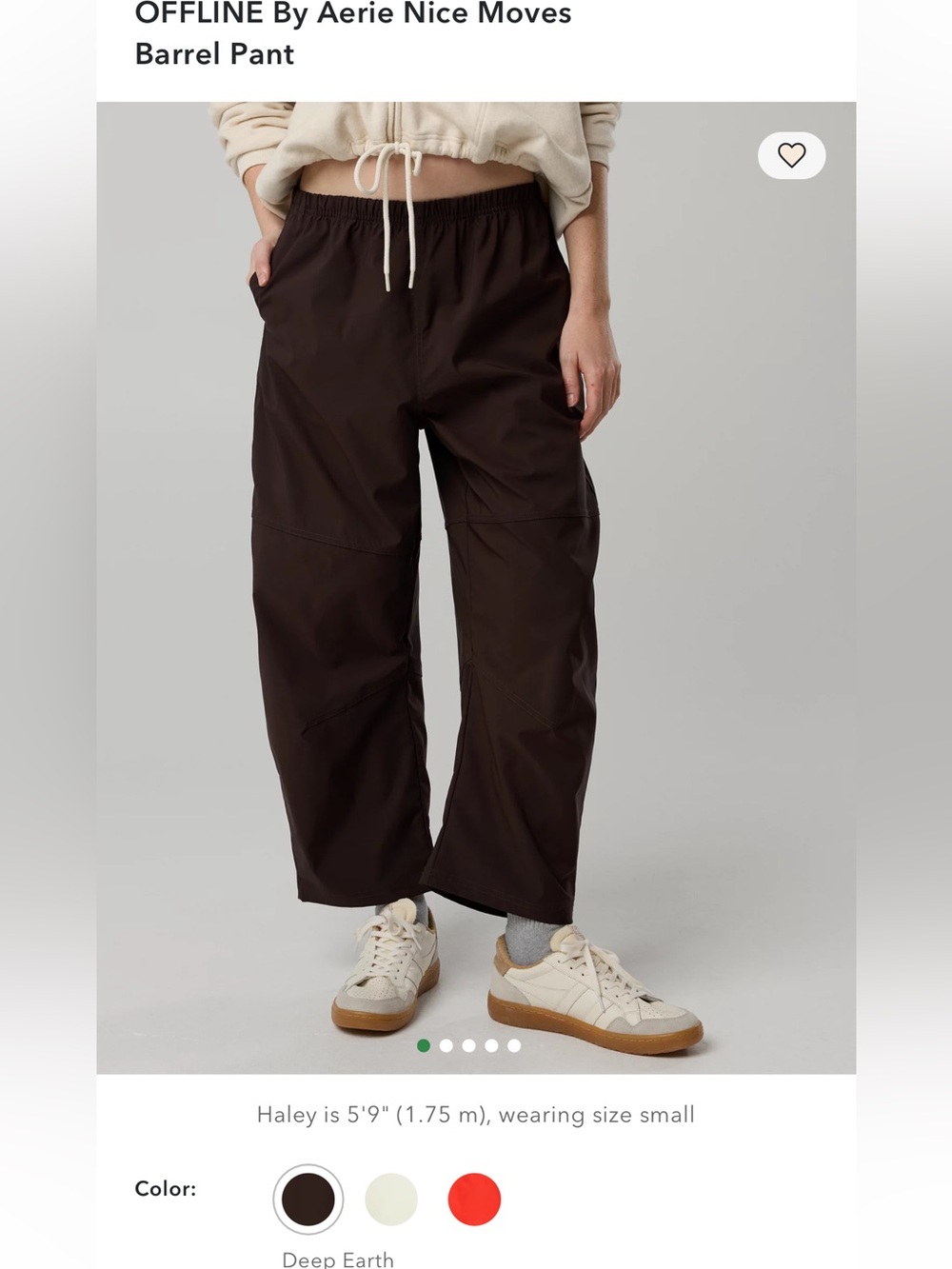 Offline By Aerie nice moves pant deep earth XS LIKE NEW